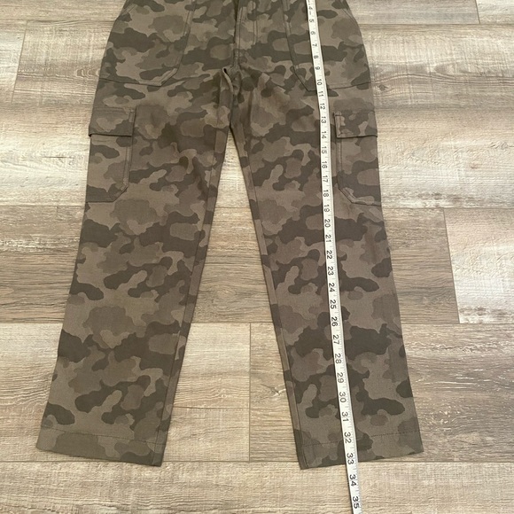 J. Crew 25P high rise green camo cargo pant NWT - Picture 4 of 9